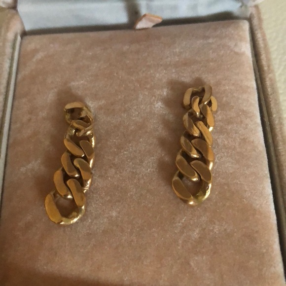 gold chain earrings - Picture 4 of 4